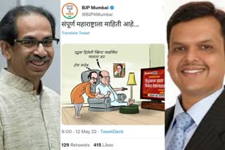 BJP Tweet Poster On CM Shabha