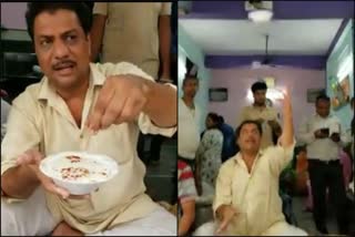 Indore Flying Dahi Vada sounds in on social media