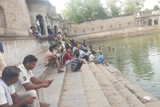 youth drowned in johad in rewari