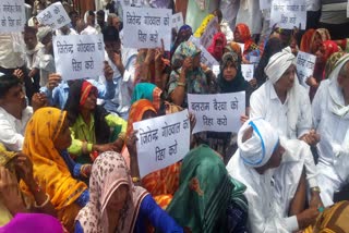 Dalit community protested at Jaipur Collectorate
