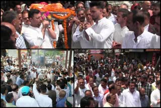 Funeral of Pandit Sukhram