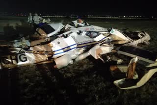 Two pilots died in helicopter crash at Raipur airport
