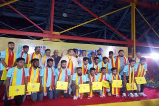 EB Felicitated Bengal Footballers