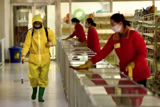 उत्तर कोरिया में कोरोना वायरस के पहले मामले की पुष्टि के बाद बुखार से पीड़ित छह लोगों की मौत
