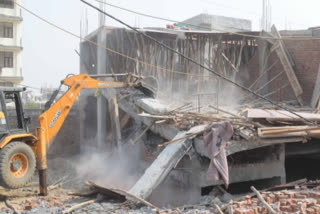 Anti encroachment drive in Delhi