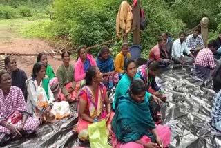 Kodagu Adivasi people protest against govt to fulfill their demands