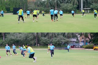 Delhi Capitals' Head Coach Ricky Ponting  Delhi Capitals  Ricky Ponting  football game  आईपीएल 2022  रिकी पोंटिंग  दिल्ली कैपिटल्स  फुटबॉल गेम्स  दिल्ली कैपिटल्स की टीम  खेल समाचार