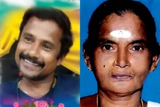 വാഹനാപകടത്തില്‍ രണ്ട് പേര്‍ മരിച്ചു  മകന്‍റെ മൃതദേഹ സംസ്ക്കാര ശേഷം അമ്മ കുഴഞ്ഞ് വീണ് മരിച്ചു  Pollachi Palladam  മകന്‍റെ മൃതദേഹ സംസ്ക്കാര ശേഷം അമ്മ കുഴഞ്ഞ് വീണ് മരിച്ചു