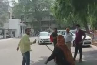 simarjit singh bains rape victim beats supporter punjab