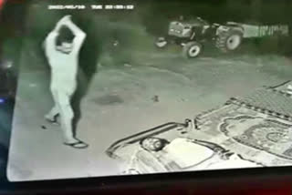 Man attacked in sleep with axe, CCTV captures shocking visuals
