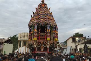 வீரபாண்டி கோயில் தேரோட்டம்