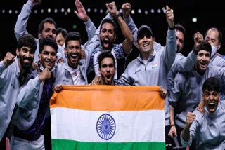 Thomas Cup  India enter maiden Thomas Cup final  India beat Denmark in Thomas Cup  തോമസ് കപ്പ്  തോമസ് കപ്പ് ബാഡ്‌മിന്‍റണ്‍ ടൂര്‍ണമെന്‍റില്‍ ഇന്ത്യ ഫൈനലില്‍  എച്ച് എസ്‌ പ്രണോയ്  കിഡംബി ശ്രീകാന്ത്  ലക്ഷ്യ സെന്‍  BWF Thomas Cup 2022  Chirag Shetty and Satwiksairaj Rankireddy  Srikanth Kidambi  HS Prannoy