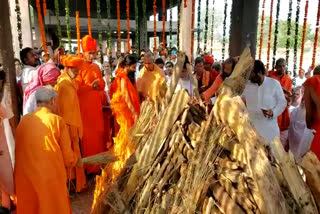 Baba ramdev tribute to Swami Muktanand
