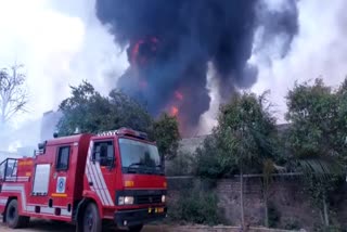 Fire breaks out in chemical factory in Faridabad