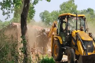 mama bulldozer ran in amarkantak anuppur