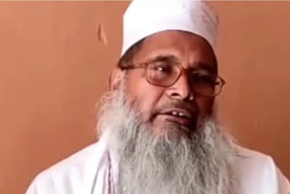 UP Muslim cleric demands remove Sindh from national anthem  National anthem mandatory in Uttar Pradesh Madrasa  Ghazipur Muslim cleric says national anthem praises Pakistan  Madrasa national anthem UP cleric demands  ദേശീയഗാനം പാകിസ്ഥാനെ പ്രശംസിക്കുന്നതിന് തുല്യമെന്ന് യുപിയിലെ മുസ്‌ലിം പുരോഹിതന്‍  ദേശീയഗാനത്തില്‍ നിന്നും സിന്ധ് പദം നീക്കം ചെയ്യണമെന്ന് യുപിയിലെ മുസ്‌ലിം പുരോഹിതന്‍