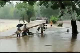 Heavy rain  in Assam