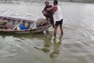 Liquor kept in Ganga