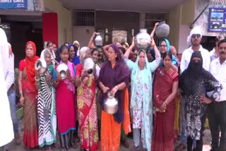 Water crisis in Bhopal people protest