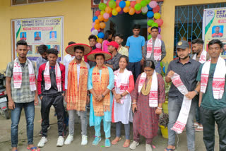 felicitation of newly appointed youth in kalgachia