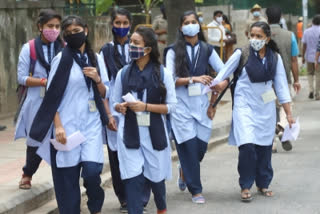 The government schools are decked up to welcome students on the first day (Monday) following the directions by the Education department