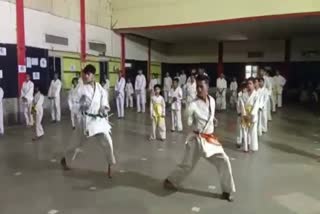 Karate Belt Grading Exam in Mahasamund