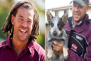 Andrew Symonds dogs survived car accident refused to leave dead body  Andrew Symonds  Andrew Symonds dogs refused to leave dead body  ആൻഡ്രൂ സൈമൺസ്  സൈമൺസിന്‍റെ മൃതദേഹത്തിനരികെ നിന്ന് മാറാതെ വളർത്തുനായ്‌ക്കള്‍