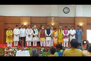 Amid resentment, 11 Tripura ministers take oath