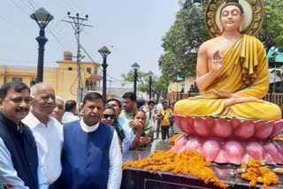 statue of Mahatma Buddha in nahan