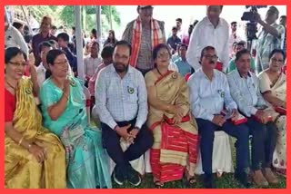 Minister Keshab Mahanta at Kaliabor College in Nagaon