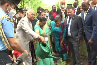 Kovind inaugurates India Jamaica Friendship Garden