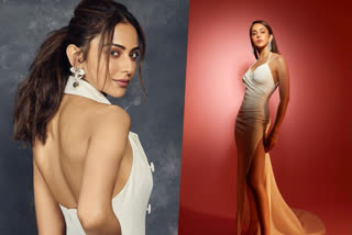 rakul preet singh in white outfits