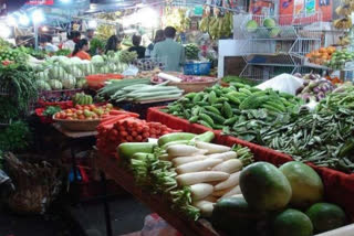price of fruits vegetables and food items in Ranchi markets