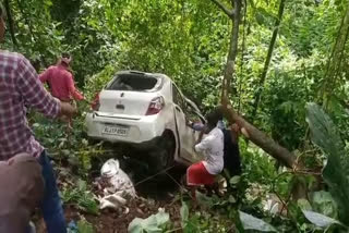 accident at Erumeli Placheri  accident at Erumeli Placheri Death  എരുമേലി പ്ലാച്ചേരിയിൽ ഉണ്ടായ വാഹന അപകടം  പ്ലാച്ചേരിയിൽ ഉണ്ടായ വാഹന അപകടത്തിൽ യുവാവ് മരിച്ചു