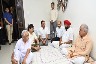 cm bhupes meet panda family