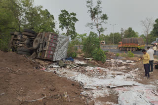 Truck accident in Chuttu Palu valley of Ramgarh