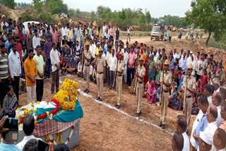 funeral of warrior Sunil was accomplished with government honors