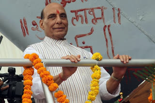 Defence Minister Rajnath Singh on Tuesday launched two indigenously built warships 'Surat' and 'Udaygiri' at the Mazagon Docks in Mumbai, and said this will add might to the Navy's arsenal and represent India's strategic strength before the world