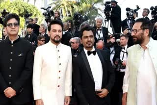 Cannes Film Festival 2022 : ભારતીય પ્રતિનિધિમંડળે 'રેડ કાર્પેટ' પર આ રીતે લગાવી આગ...