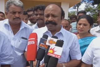 Minister Periyakaruppan says ADMK government has neglected to provide houses to beneficiaries in samathuvapuram