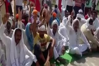 Farmers protest continue second day against Punjab govt over wheat procurement, Meeting of farmers with CM