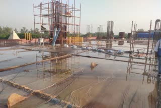 Concourse level slab casting completed at Rithani station