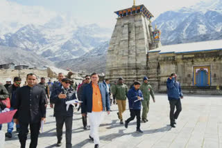 CM Dhami in Kedarnath