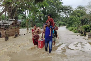 flood in Assam: આસામમાં પૂરથી ચાર લાખથી વધુ લોકો પ્રભાવિત થયા છે