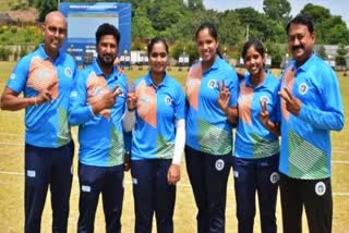 Compound mens archery teams silver  archery world cup  women team bronze confirmed  कंपाउंड पुरुष तीरंदाजी टीम  महिला टीम का कांस्य पक्का  तीरंदाजी विश्व कप