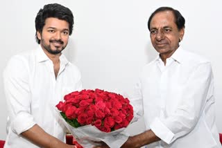 Tamil Hero Vijay met CM KCR