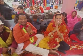 Foreign couple married in Gangotri Dham