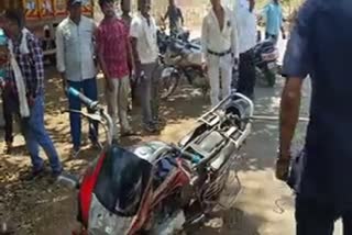 Death was sitting inside the bike, life was saved in time