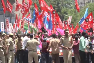 Autos Protest In Telangana