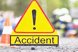 Truck hit bike accident captured in CCTV in Jodhpur